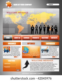 Business web template