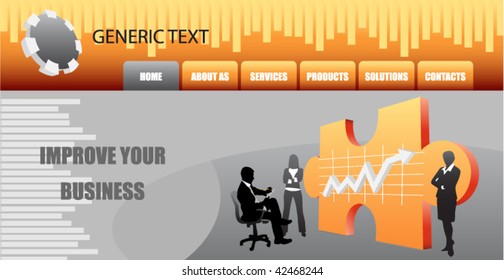 Business web template