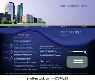 business web template