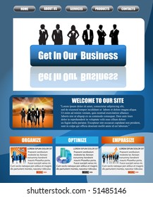 Business web template