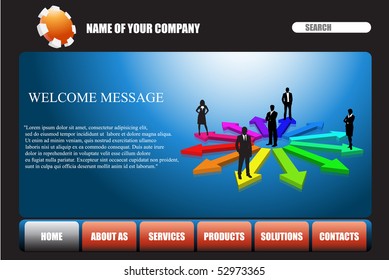 Business web template