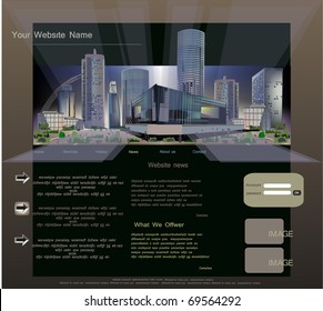 business web template
