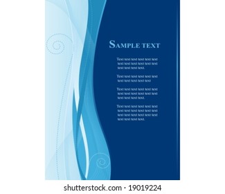 Business, web template with space for your text. Use of global colors, no transparencies. Contains AI8-compatible EPS file.