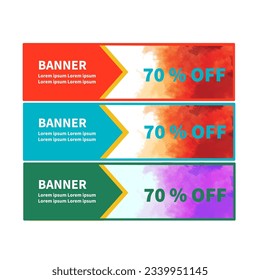 Business webinar banner template design. Modern banner design with black and white background .  Gradient black. Business ad banner. Vertical, horizontal and square template.Usable for banner, cover, 