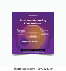 Business - Webinar Post Template