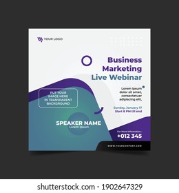 Business - Webinar Post Template