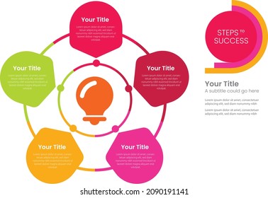 Business Website blue color Infographic elements - bar and line charts, percents, pie charts, steps, options. Business infographic data visualization. Vector Creative business template bright color
