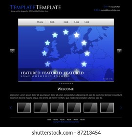 business website design template - editable