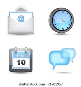 business website icon set