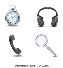 Business website icon set