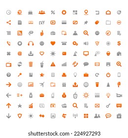 Business website icons buttons