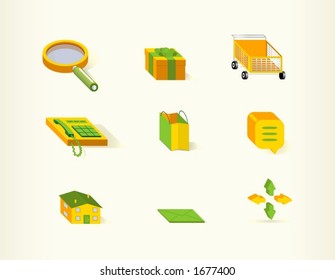 Business website icons. Every icon is in its own layer, separable from the background.