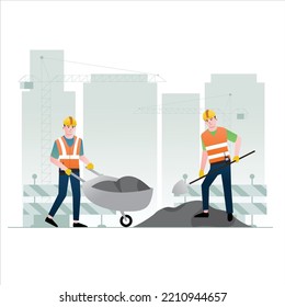 Business website illustration, Create your own Project or work in easiest way with this Illustration, perfect for your business, branding, service projects. This illustration is 100% vector.