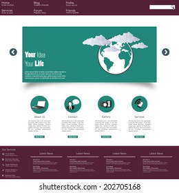 business website template 