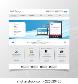 business website template 