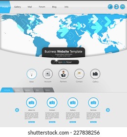 business website template 