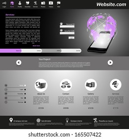 Business Website template design 