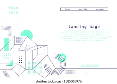 Business website template design. Vector illustration concept of web page design for website and mobile website development. Easy to edit and customize. brochure. flyer.
