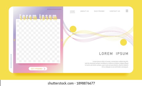 Design der Business-Website-Vorlage. Vektorgrafik-Konzept des Webseitendesigns für die Website-Entwicklung. EPS10