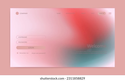 Business website template design. Vector illustration concept of web page design for website development. EPS 10