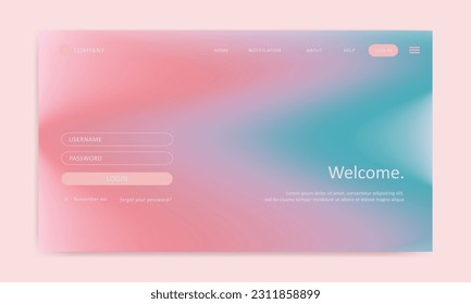 Business website template design. Vector illustration concept of web page design for website development. EPS 10