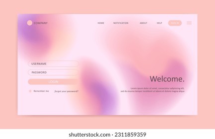 Business website template design. Vector illustration concept of web page design for website development. EPS 10