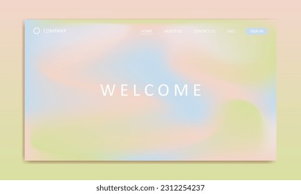 Business website template design. Vector illustration concept of web page design for website development. EPS 10