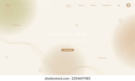 Business website template design. Vector illustration concept of web page design for website development. EPS 10