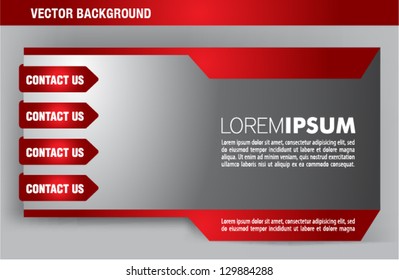 Business website template, editable vector.