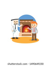 business when Leisure time vector illustration