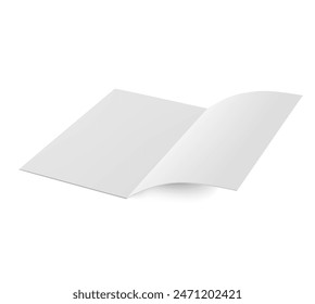 business white paper banner vector illustration