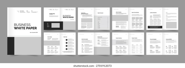 Plantilla de Whitepaper de Negocios, Whitepaper de Negocios