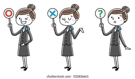 Business woman: Answer