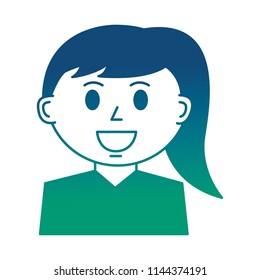 business woman avatar character