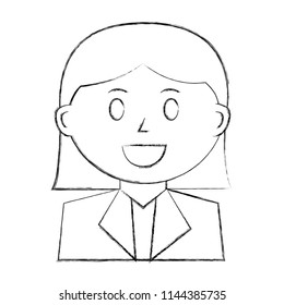 business woman avatar character