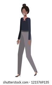 business woman avatar character