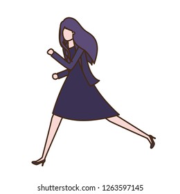 business woman avatar character