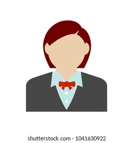 business woman avatar illustration