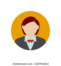 business woman avatar illustration 