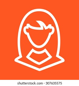 Business, woman, businesswoman icon vector image. Can also be used for business, finance and accounts. Suitable for web apps, mobile apps and print media.
