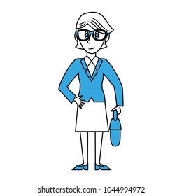 Business woman cartoon