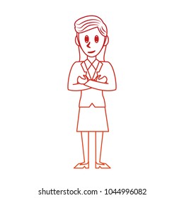 Business woman cartoon