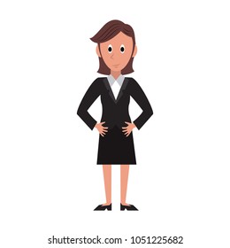 Business woman cartoon