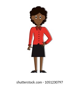 Business woman cartoon