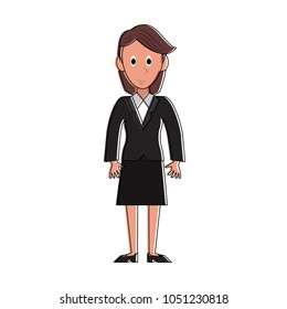 Business woman cartoon