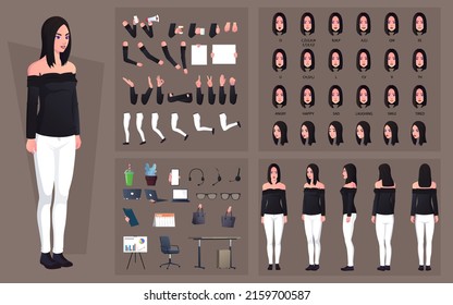 Business Woman Character Creation Kit