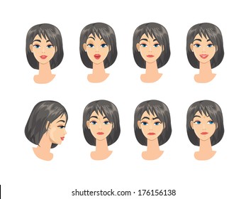 Business Woman Character Emotions