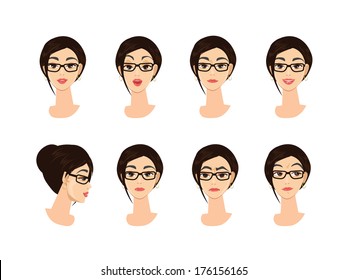 Business Woman Character Emotions