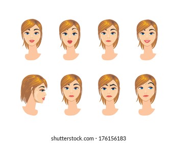 Business Woman Character Emotions