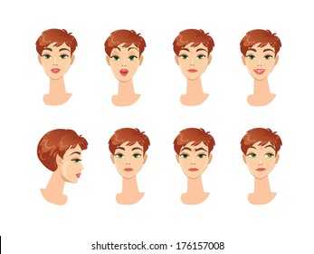 Business Woman Character Emotions